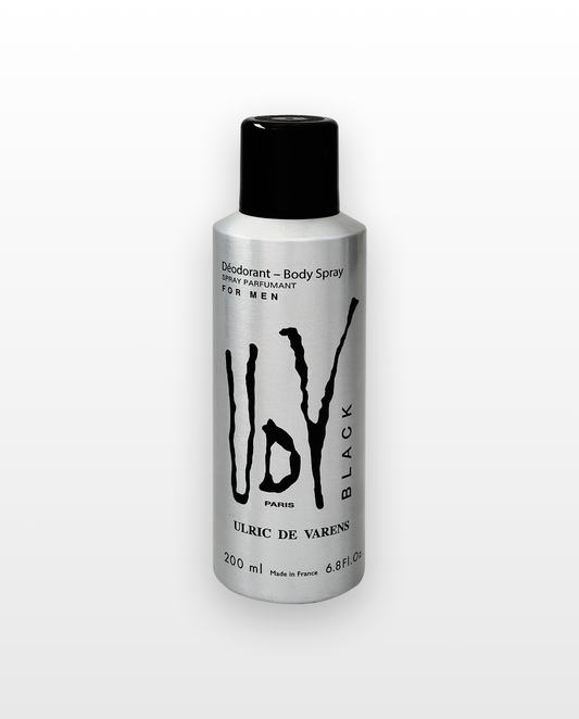 UDV Black 6.8 oz Deodorant Spray  Men