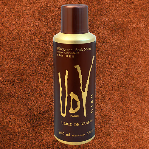 UDV Star 6.8 oz Deodorant Spray  Men